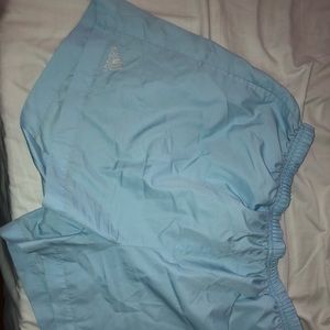 Light blue Adidas soccer shorts